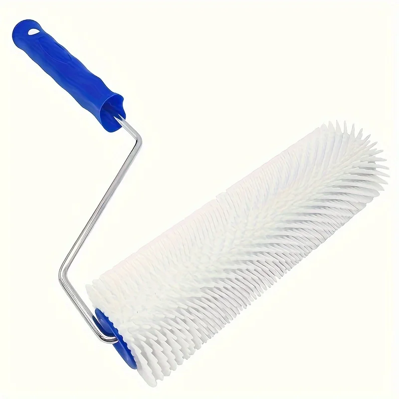 Rullo di vernice per pavimenti epossidico da 9 pollici Strumenti di cemento a spillo Bolla antischiuma autolivellante Rimuovi spazzola a mano Strumento di costruzione del calcestruzzo