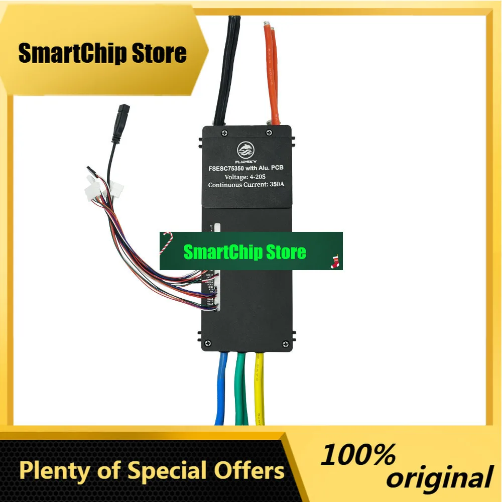 SmCpFlipsky Fsesc 75350 84v High Current 350a Esc Base On Vesc With Aluminum Case Water Cooling Enclosure For E-foil Fighting Ro