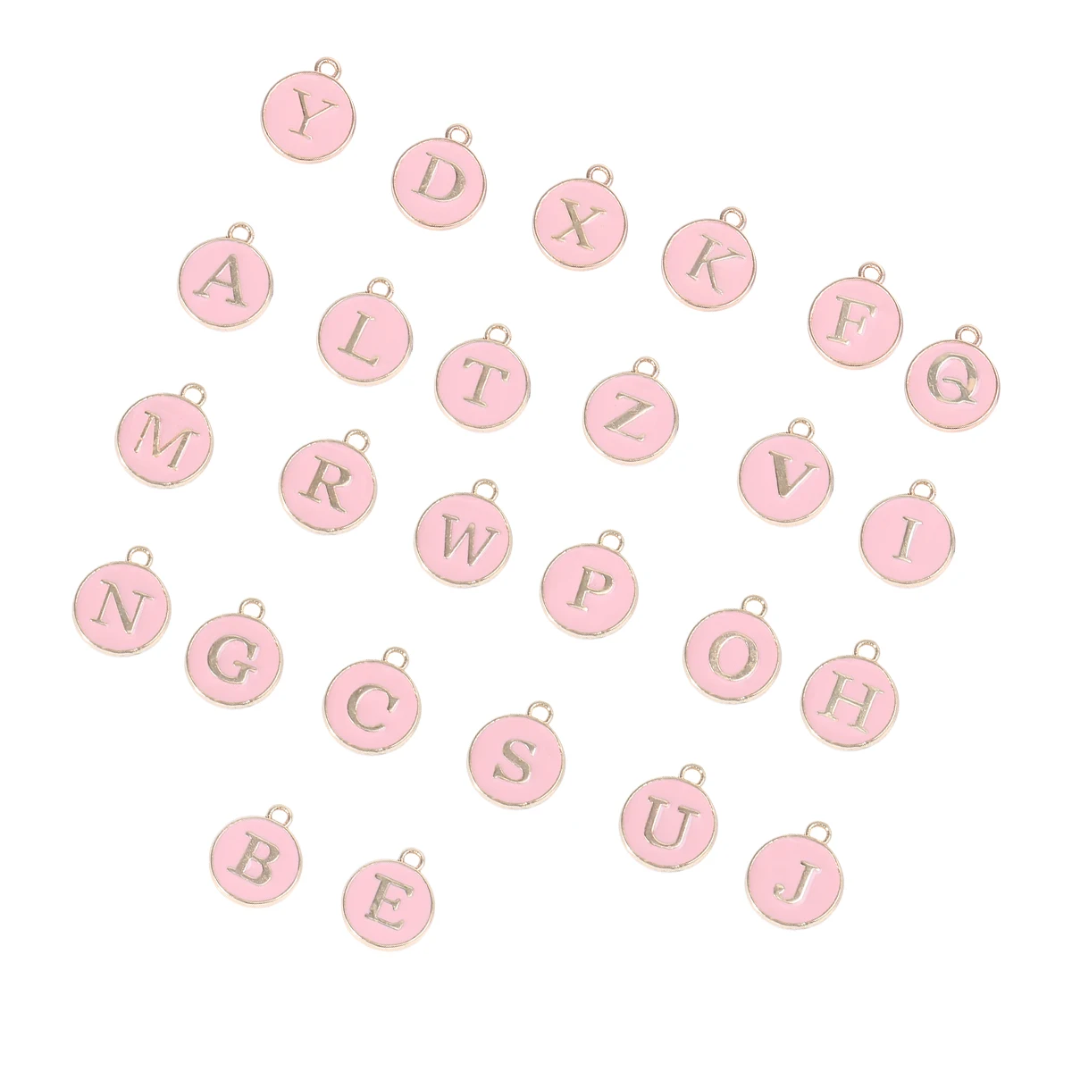 

Double Sided Letter Listing Jewelry Charms for Bracelets Making Pendants Fashion
