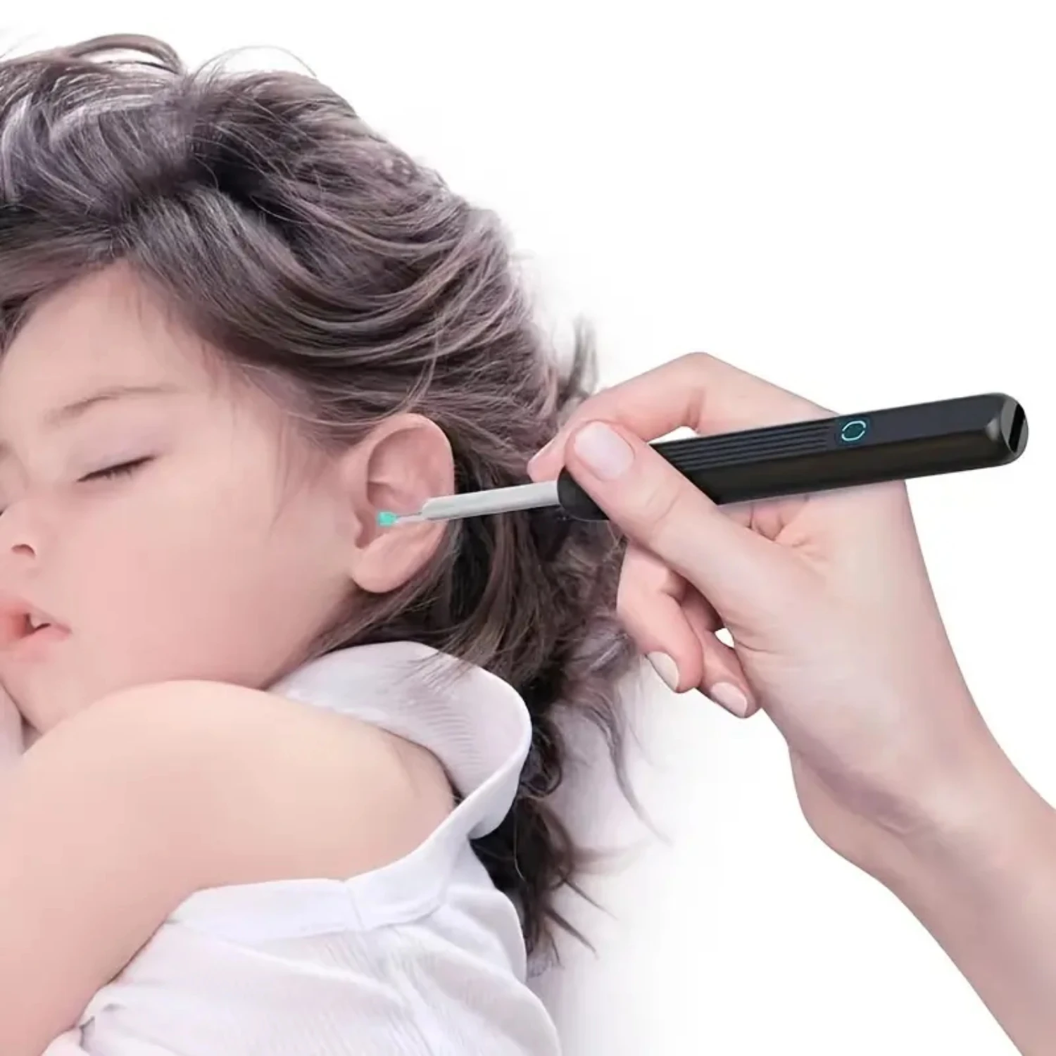 กล้องส่องกล้องกําจัดขี้หูที่เชื่อมต่อไร้สาย Otoscope สําหรับ iPhone, iPad, Android - เครื่องมือกําจัดขี้หูระดับพรีเมียมโดย JinanjunPOKUJE