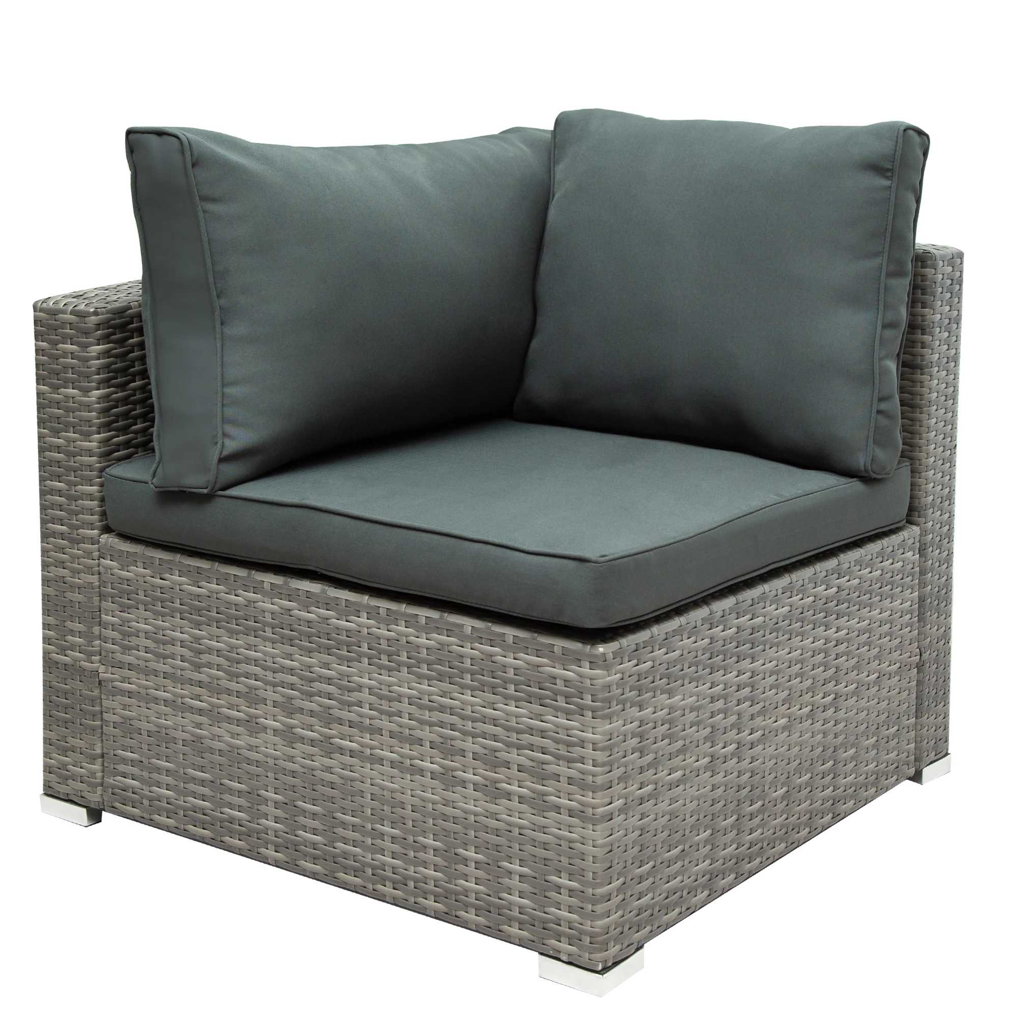 Patio Furniture Sets, 7-Piece Patio Wicker Sofa , Cushions, Chairs , a Loveseat , a Table and a Storage Box