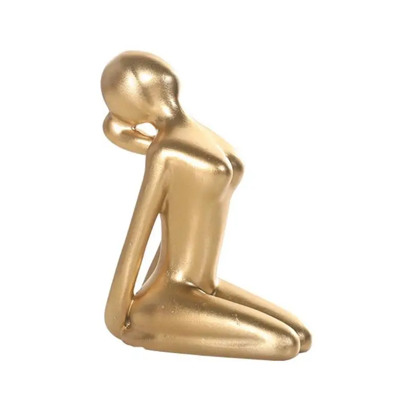 

G6KF Balanced Yoga Lady Statue Contemporary Resin Living Room Shelf Decoration