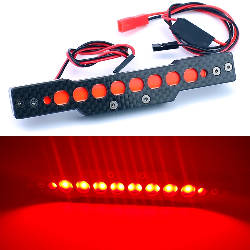 LED 7.4V Tail Light Rear Car Lamp for 1/8 ARRMA NOTORIOUS 6S OUTCAST BLX Stunt Truck Car