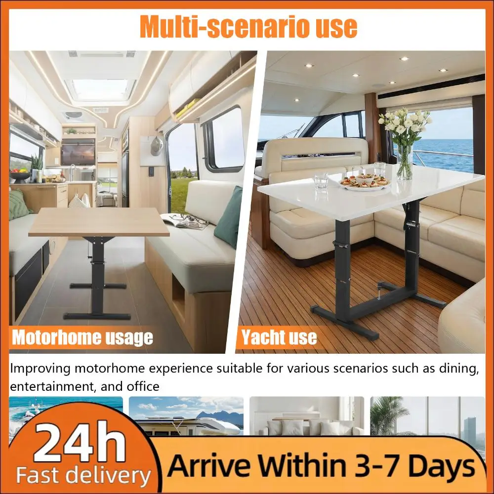 

Liftable Table Frame Easy Install Adjustable Tables Legs Iron Foldable Tables Frames Suitable For Caravan Outdoor Activities