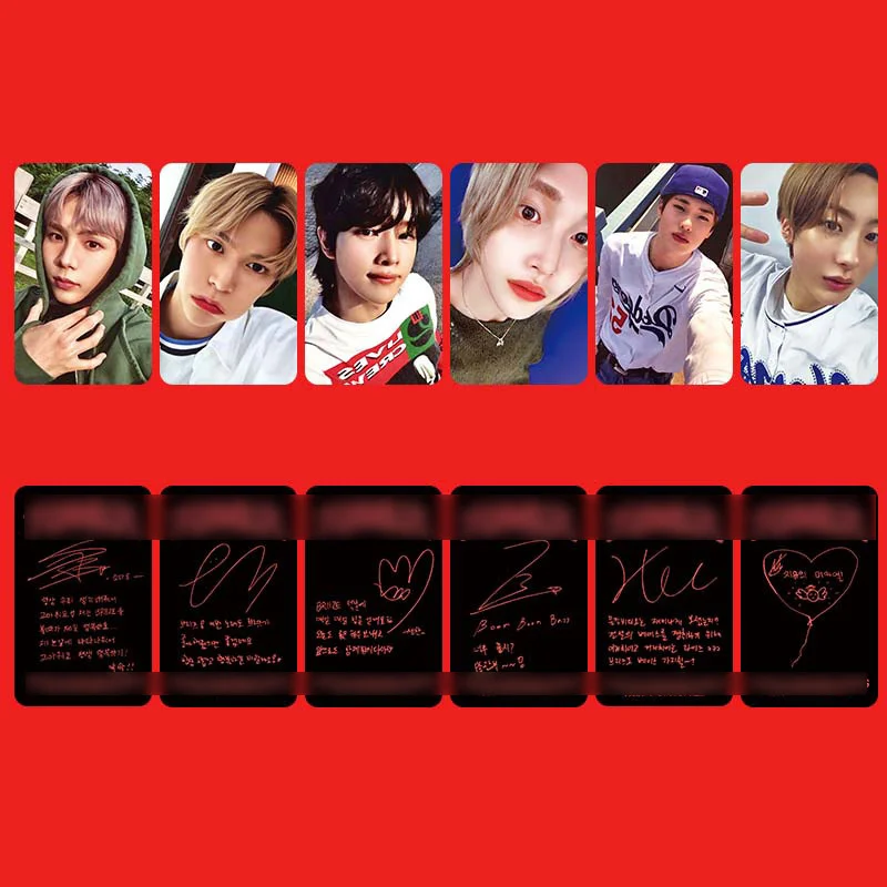 KPOP 6pcs/setRIIZE Mini Album RIIZING Group LOMIO Card SHOTARO EUNSEOK SUNGCHAN WONBIN SOHEE Girl's Gift Photo Card Postcard