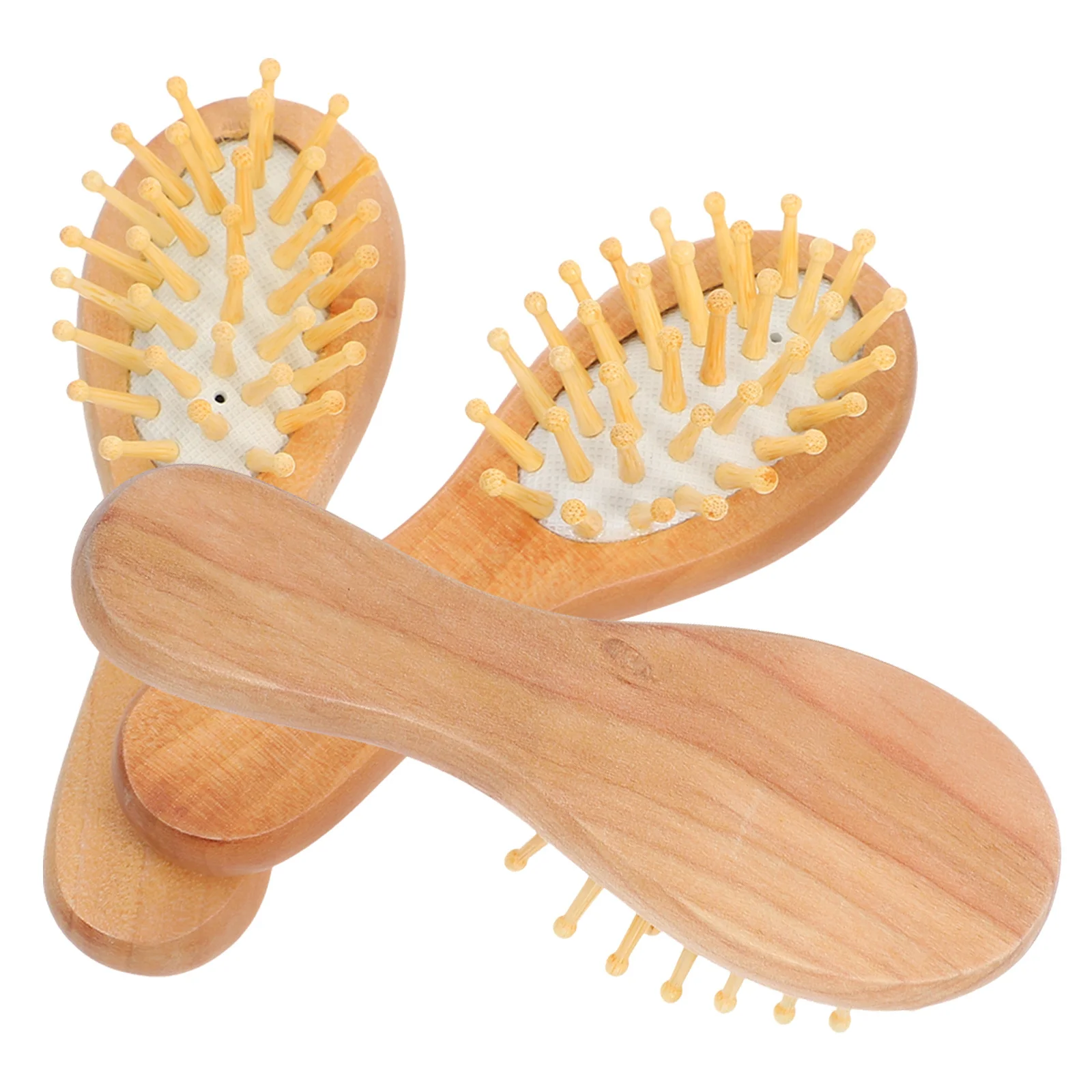 

1Set Airbag Hairbrush Cushion Massager Comb Set Portable Wooden Scalp Massaging Stress Relief Circulation Airbag Comb