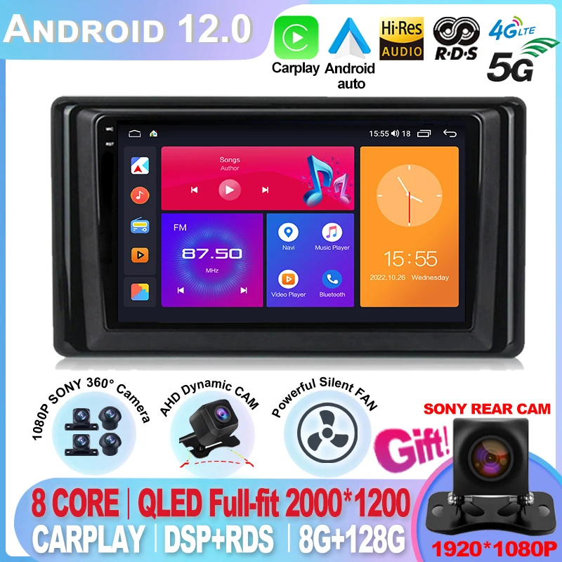 

For TOYOTA RAIZE 2020 10.1 Inch High END Car Radio Stereo 8 Core Android 12 QLED GPS Navigation Head Unit Multimedia Player