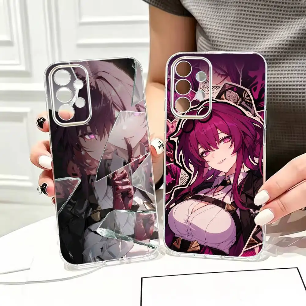 Hot Game HSR Kafka   Painted Phone Case Transparent TPU For Samsung S22,23,24,25,21,10,9,Ultra,Plus