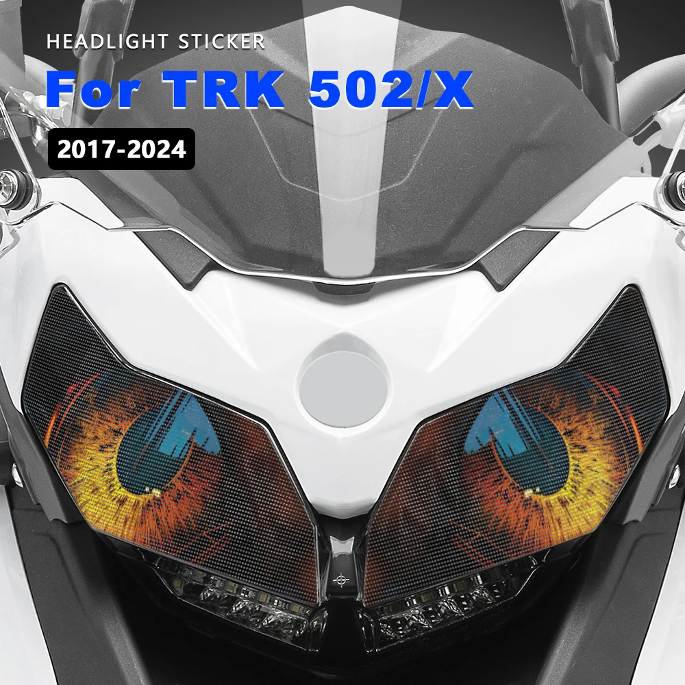 Headlight Sticker Waterproof Motorcycle Decals for Benelli TRK 502X 502 X Accessories TRK502X 2017-2024 2023 Motorbike Stickers