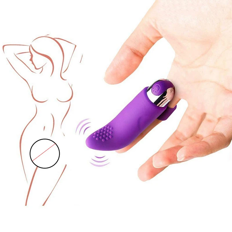 10 Speeds USB Charging Finger Vibrators Clitoris Stimulation Silicone Sex Toys For Women Massage Vibrating Adult Sex Product