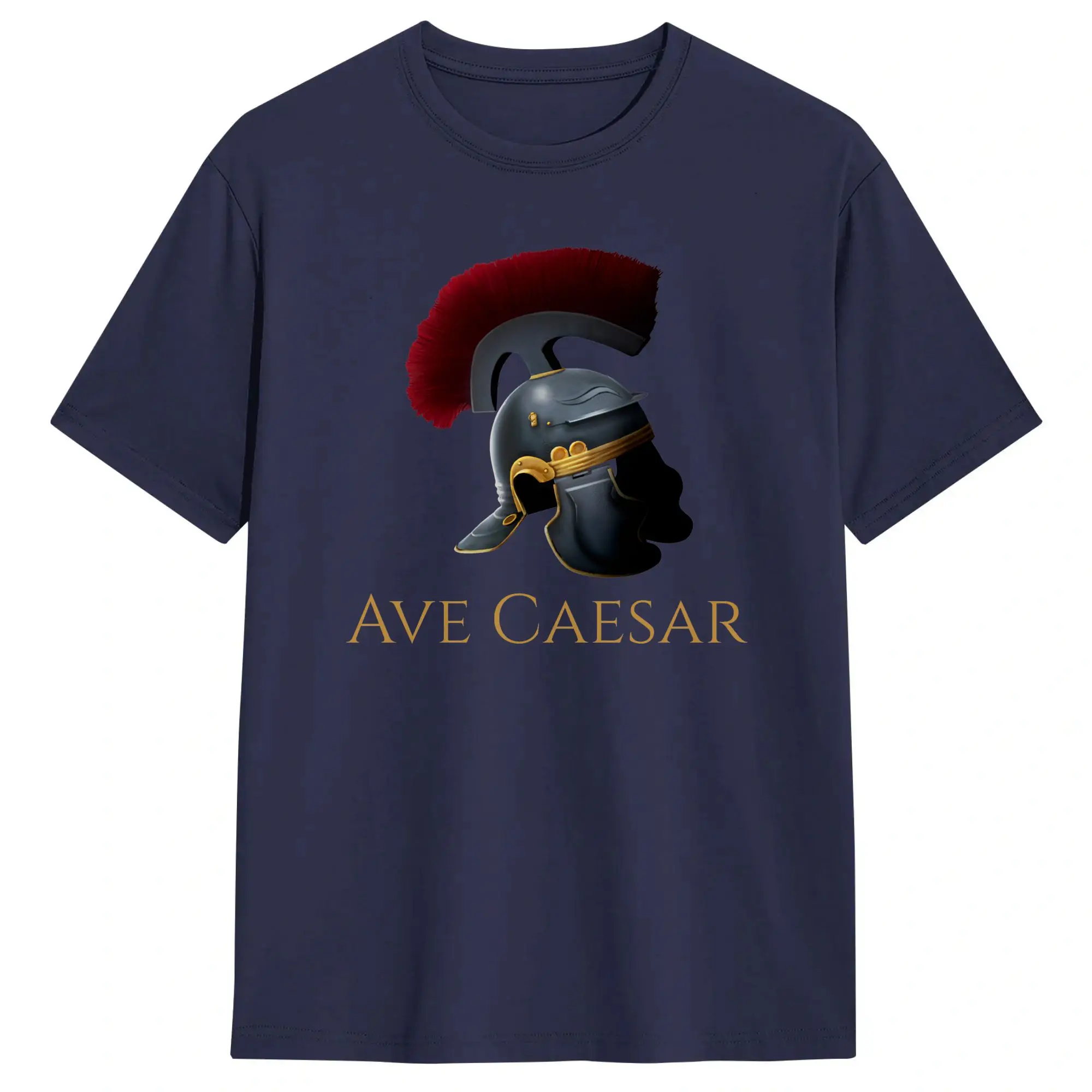 Men's Ave Caesar T Shirts  Pure Cotton Clothing Funny Short Sleeve Crew Neck Tee Shirt New Arrival T-Shirts