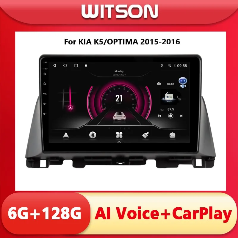 

WITSON Android 12 CAR Radio SYSTEM for KIA K5 OPTIMA 2015-2016 Carplay Auto Stereo WiFi GPS IPS Screen Vehicle Multimedia