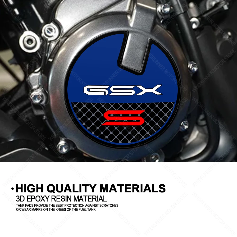 Anti Scratch Kit Protective Tank Pad, Acessórios para motocicletas, Resina 3D Etiqueta protetora, GSX-S1000GT, GSX S1000GT