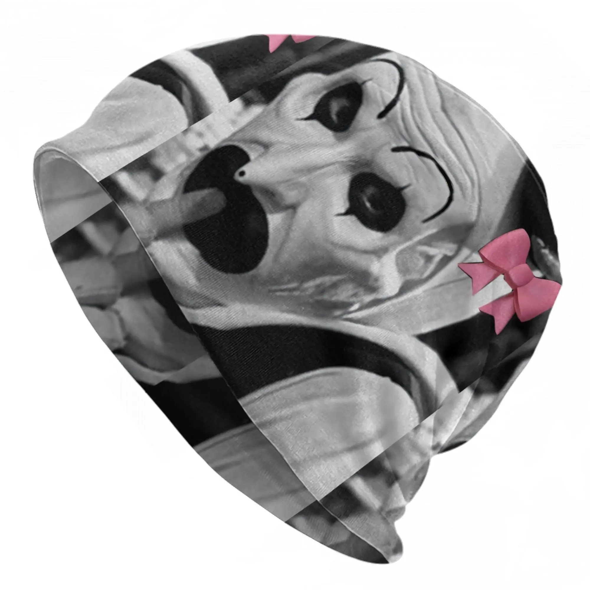 Cute Terrifier Bonnet Hats Hip Hop Street Skullies Beanies Hats Horror Movie for Men Women Warm Thermal Elastic Cap