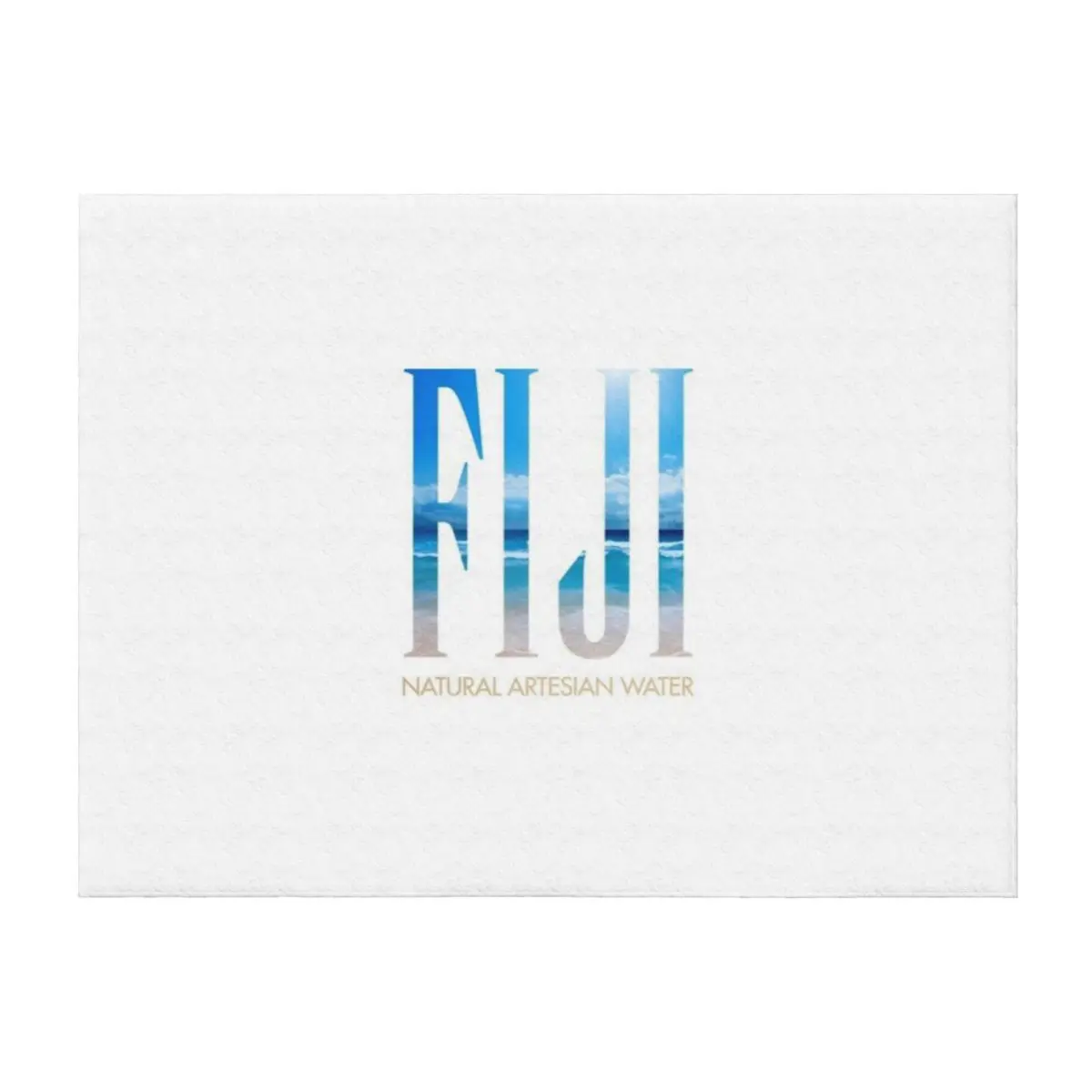 

FIJI WATER Throw Blanket Sofas Plush Extra Large Throw Multi-Purpose Blankets