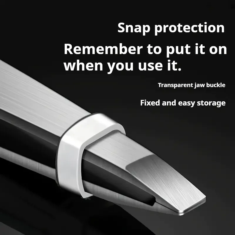 Juego de pinzas profesionales de acero inoxidable, 4 Uds., perfecto para el cuidado del depilación de cejas, férula y depilación encarnada más