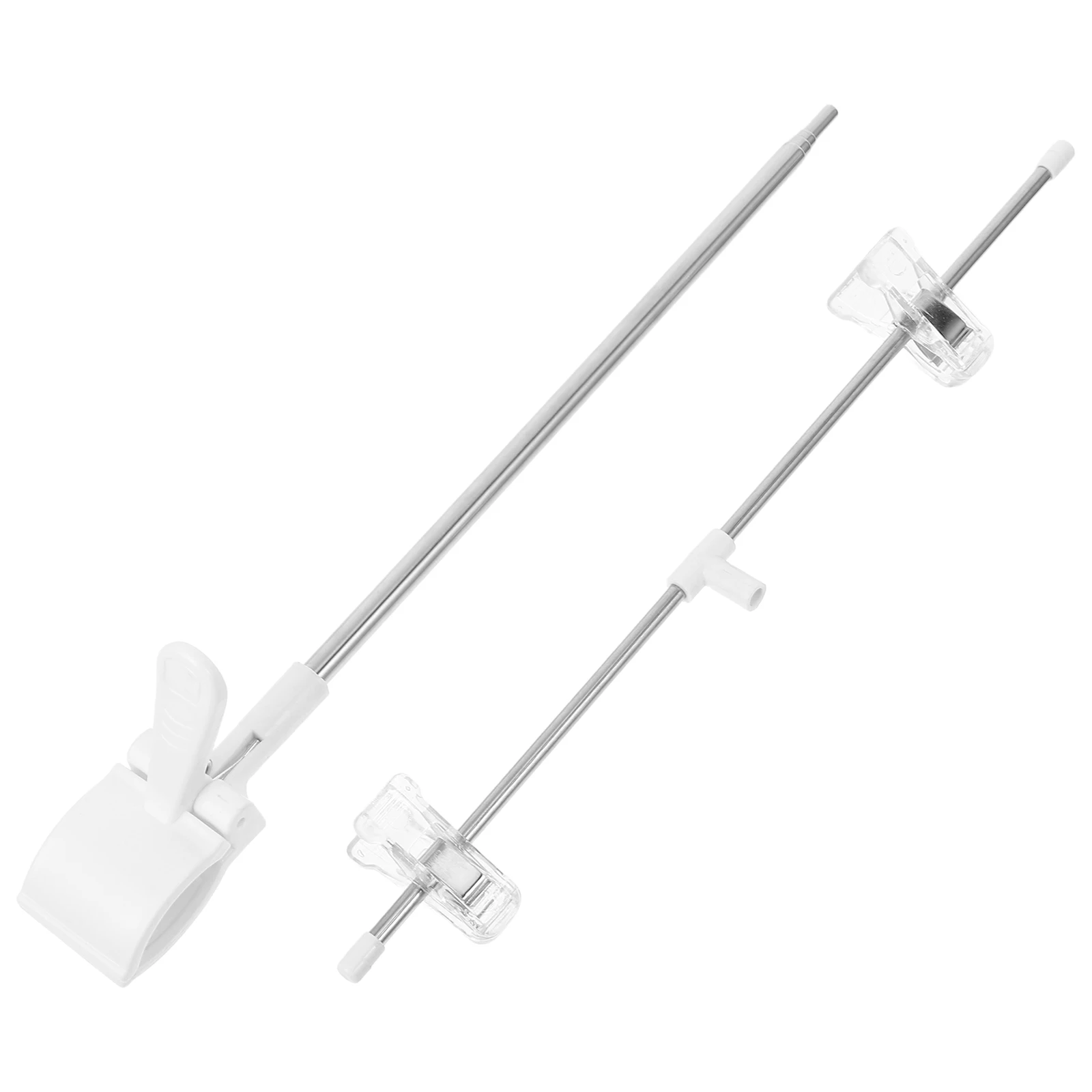 

Poster Holder Display Stand with Clip Design Adjustable Height Telescopic Desktop Stand for Supermarkets Exhibitions Office