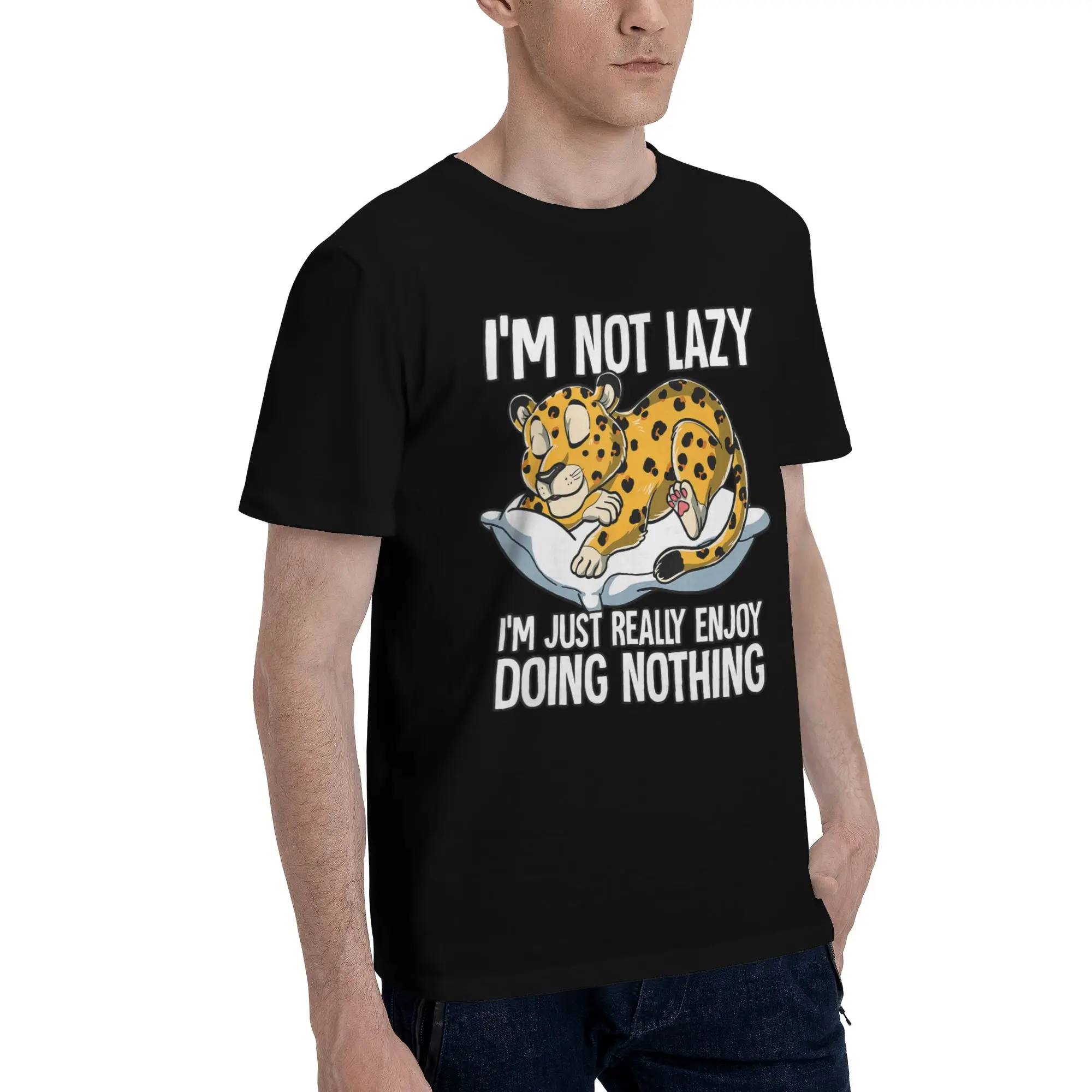 Men Women I'm Not Lazy I Just Really Enjoy Doing Nothing Shirt 100% Cotton New Arrival T-Shirt  Clothing Outfits