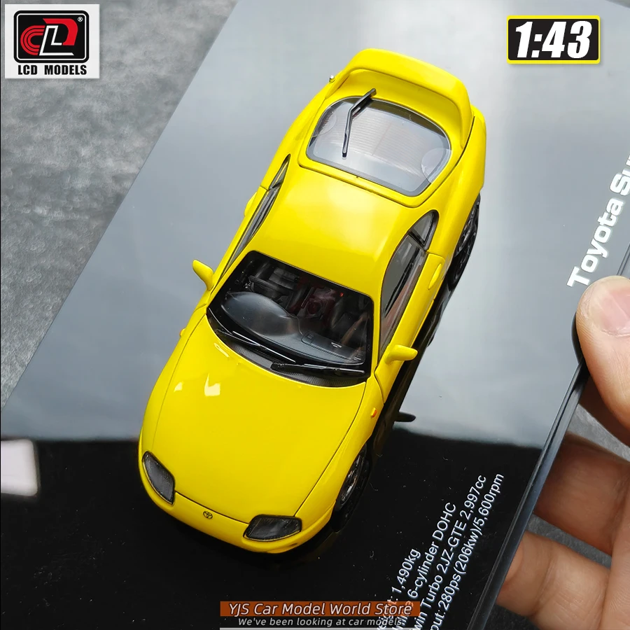 LCD 1/43 Toyota Supra A80 Sports car model Metal car model Static