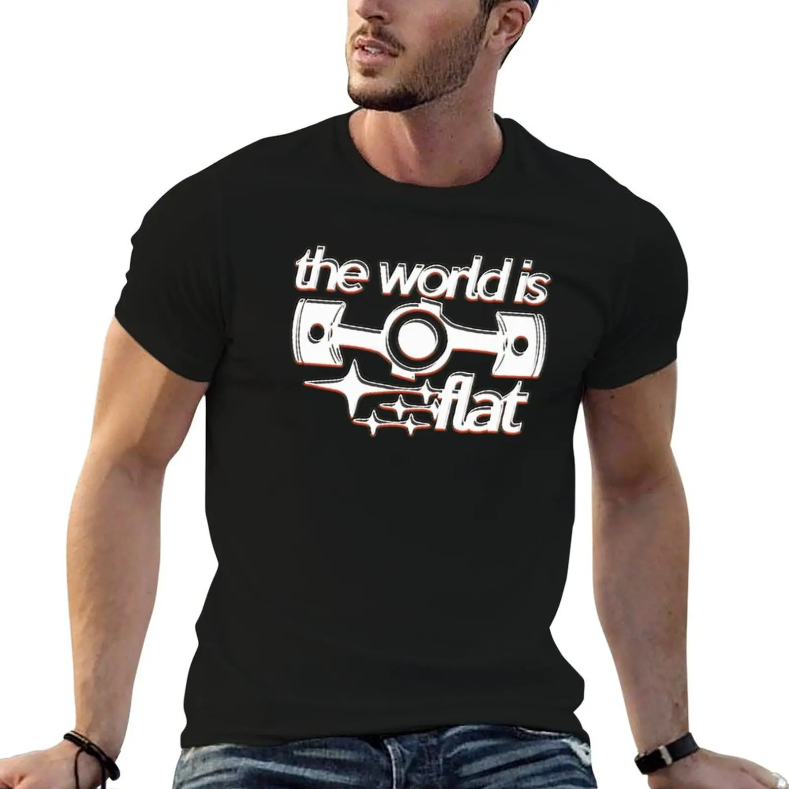 The World is Flat T-Shirt mens graphic t shirts anime tshirt t shirt man designer T-shirt