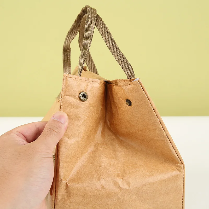 Borsa per il pranzo estetica, borsa per il pranzo isolata, foglio di alluminio allungabile e addensato, piccola borsa per il pranzo riutilizzabile e