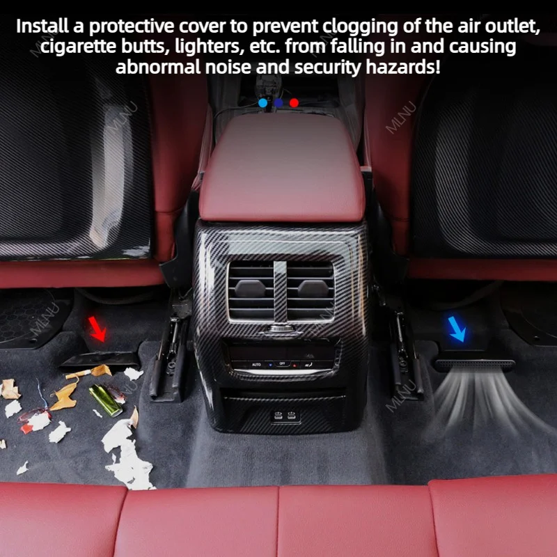 Under Seat Air Vent Guard For Geely New Coolray BelGee X50+ 2026 2025 Accessories ABS Dust-Proof Anti-Clog Kick-Safe Anti-Aging