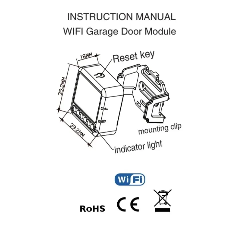 2025 جديد زيجبي/واي فاي مفتاح الاتصال الجاف NO NC مفتاح ثابت قاطع الاتصال AC220/DC12-24 المدخلات