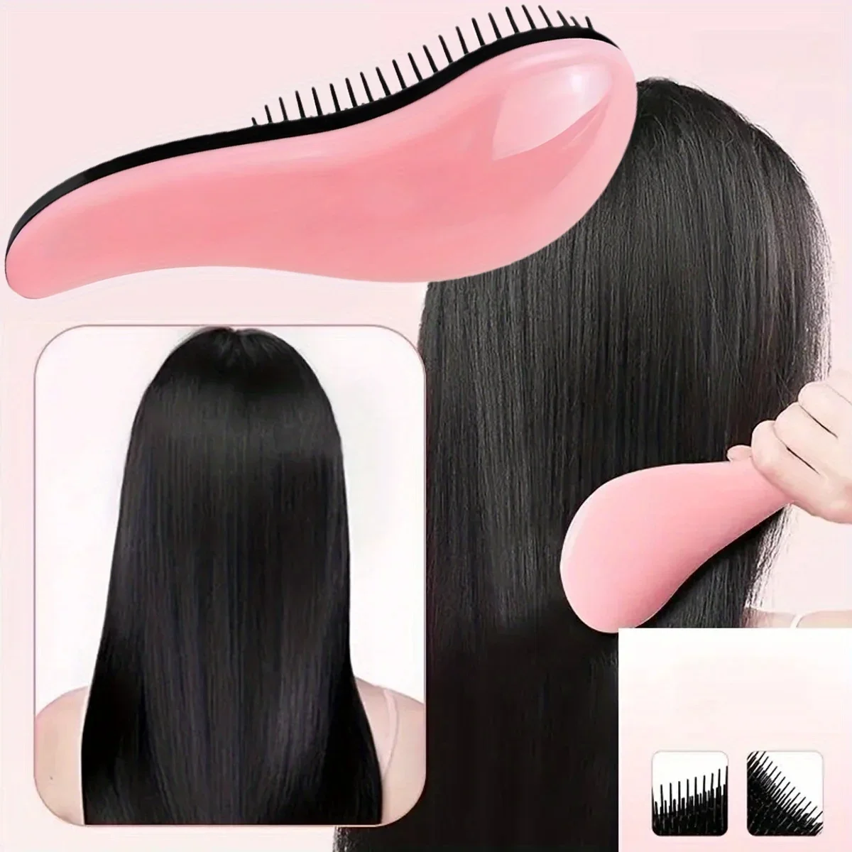 A Princess Hairbrush Smooth Hair Magic Airbag Massage Brush Specially for Women's Long Hair