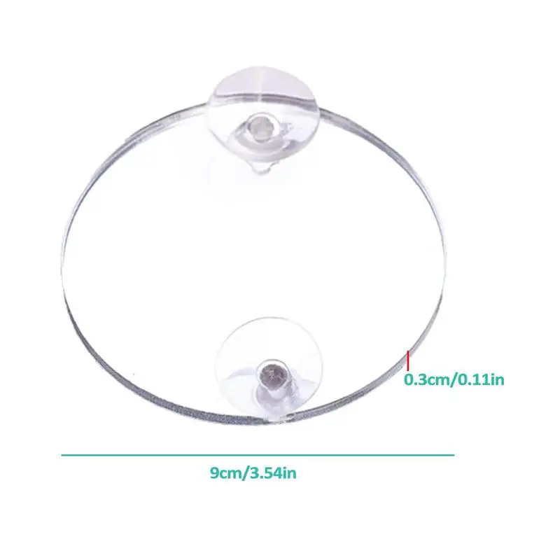 Acrylic Aquarium Betta Mirror Fish Tank Round Amusing Training Mirror Fish Bowl Thematic Ornaments For Tank Playing Accessories