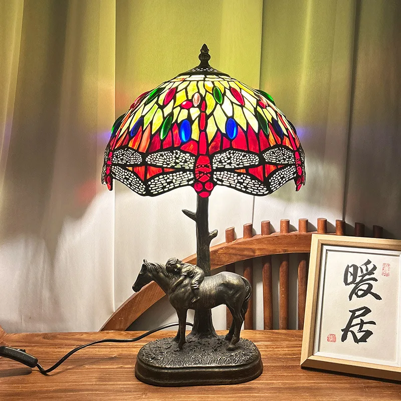 12 inch Fly Dance Dusk Pony Divannio Pastoral Creative Bedroom Bedside Dining Room Desk