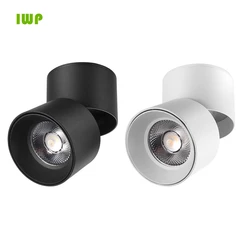Dimmable LED Ceiling Light 7W 12W 15W 20W COB LED Down Light Foldable 360° Rotatable LED Spot Light AC220V 110V Home Lighting