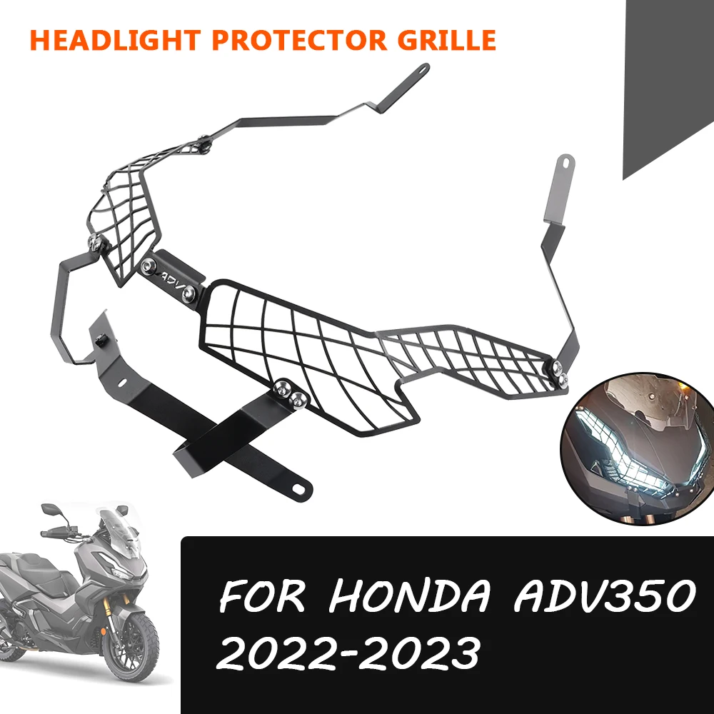 For ADV350 Headlight Protector Grille For HONDA ADV350 ADV 350 350ADV 2022 2023 Motorcycle Headlamp Cover Guard Grill Mesh Guard