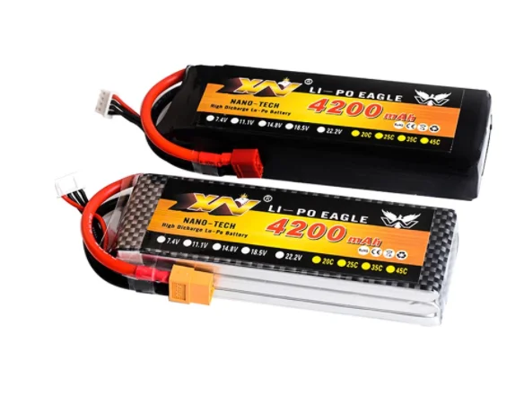 

Original Lipo Battery 11.1V 4200Mah 25C 3S MAX 40C T/XT60 Plug for 1:10 RC Car Rc Boat Airplane