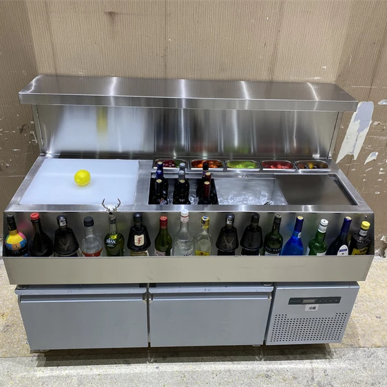 

Производитель творчества барменной станции Широкий спектр других аксессуаров для дополнения вашего бара со столом из нержавеющей стали