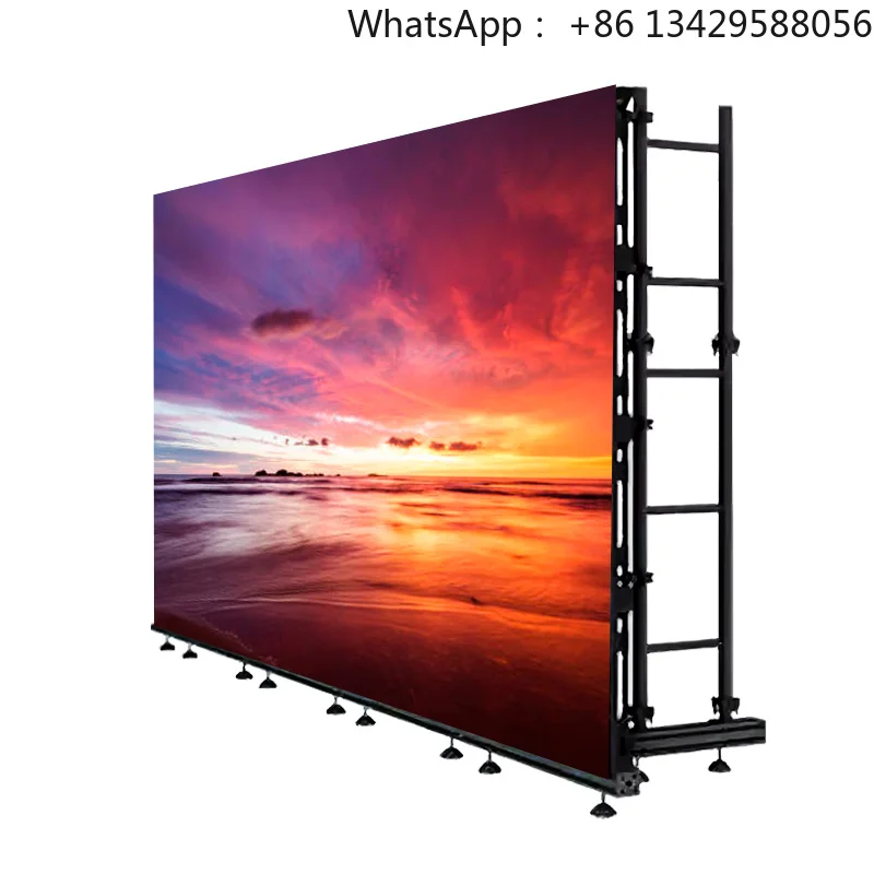 Indoor and Outdoor Rental LED Display Full Color P3.9/P3.91 Ledwall Video Wall of 500x500mm Die Cast Aluminum Display Screens