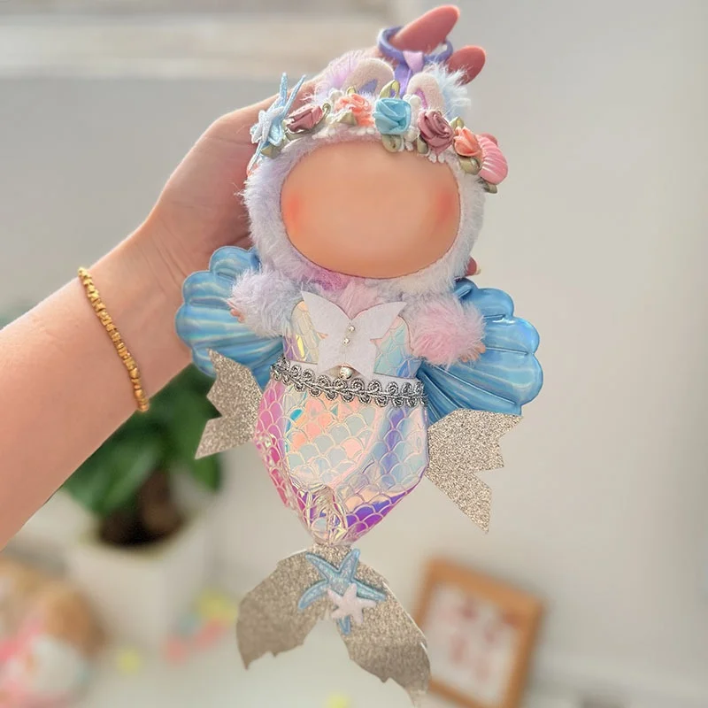 

First, second and third generation doll clothes, 17cm pendant, Sitting party doll clothes, dreamy mermaid set