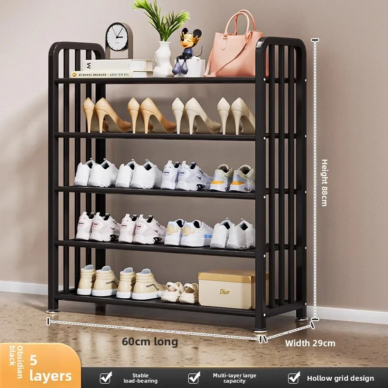 Household Shoe Rack Door Multi-layer Space-saving Storage Dust-proof Shoe Cabinet Dormitory Simple And E****mical Home Entry