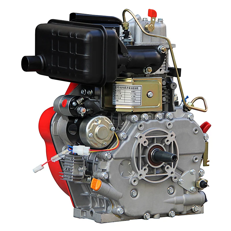 8kW Open-Frame Power Pump HR192FBE Single Cylinder Air-Cooled Easy Operate Euro 5 Emission Featuring Motor Engine