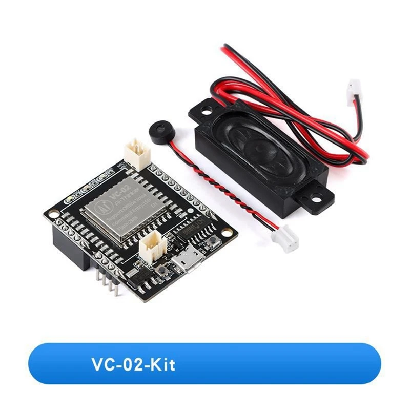 2 pces VC-02-Kit ai inteligente puro offline placa de desenvolvimento voz vc02 módulo de controle de fala de reconhecimento offline