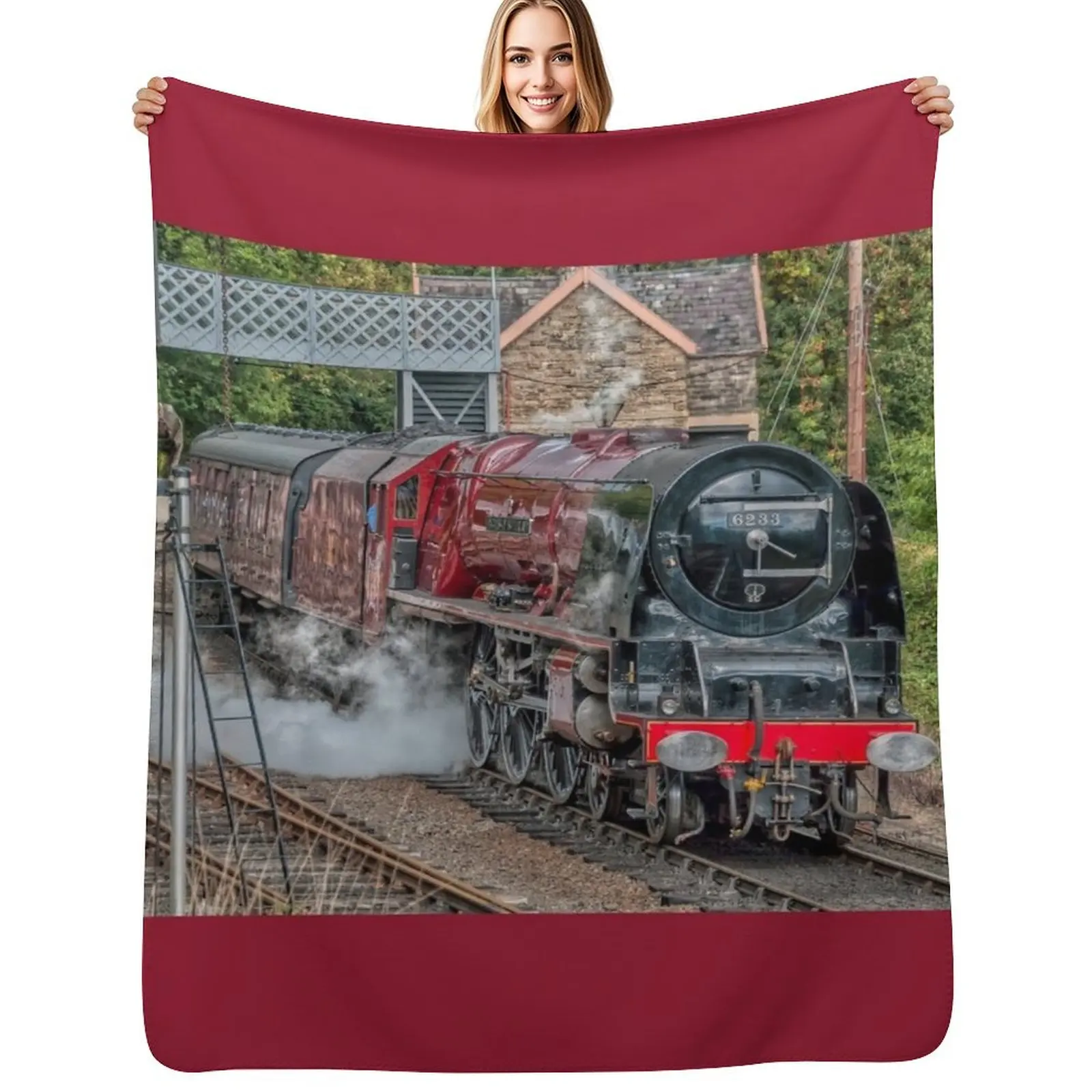 6233 Duchess of Sutherland Throw Blanket bed plaid for winter Luxury Designer Soft Beds Giant Sofa Moving Blankets