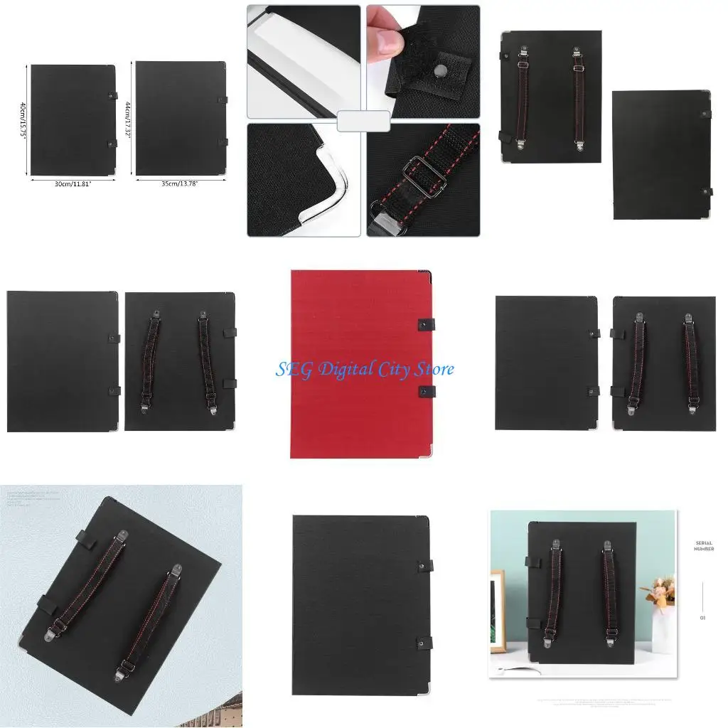 

U75B Multifunctional Artist Sketch Board Art Drawing Board for Students and Professionals with Metal Corner Edges Storage Bag