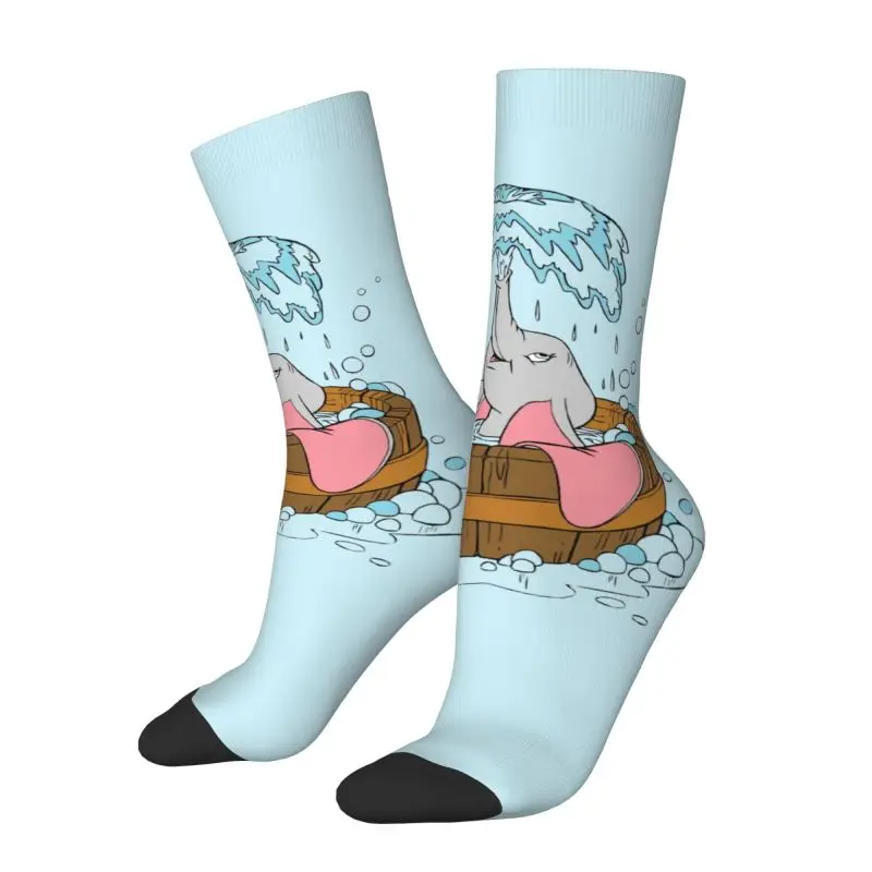

Мужские носки для экипажа из фильма Дамбо на заказ, милые носки унисекс с 3D принтом и мультяшным принтом