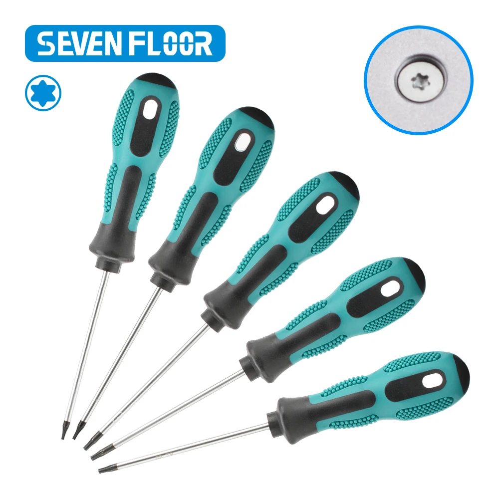1PCS Torx Shape T6 T8 T10 T15 T20 T25 Magnetic Torx Screwdriver Precision Security Controller Repair Hardware Hand Tool