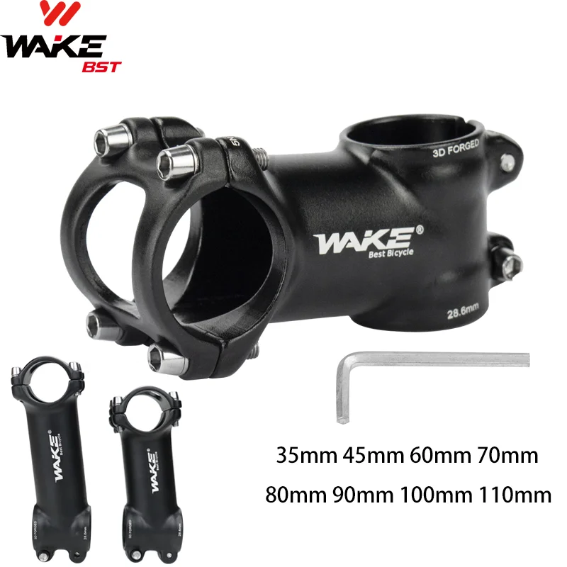 ويك MTB جبل النار الدراجة الجذعية 7 درجة سبائك الألومنيوم ل الطريق دراجة دراجة اكسسوارات BMX الدراجات 35 مللي متر 45 مللي متر