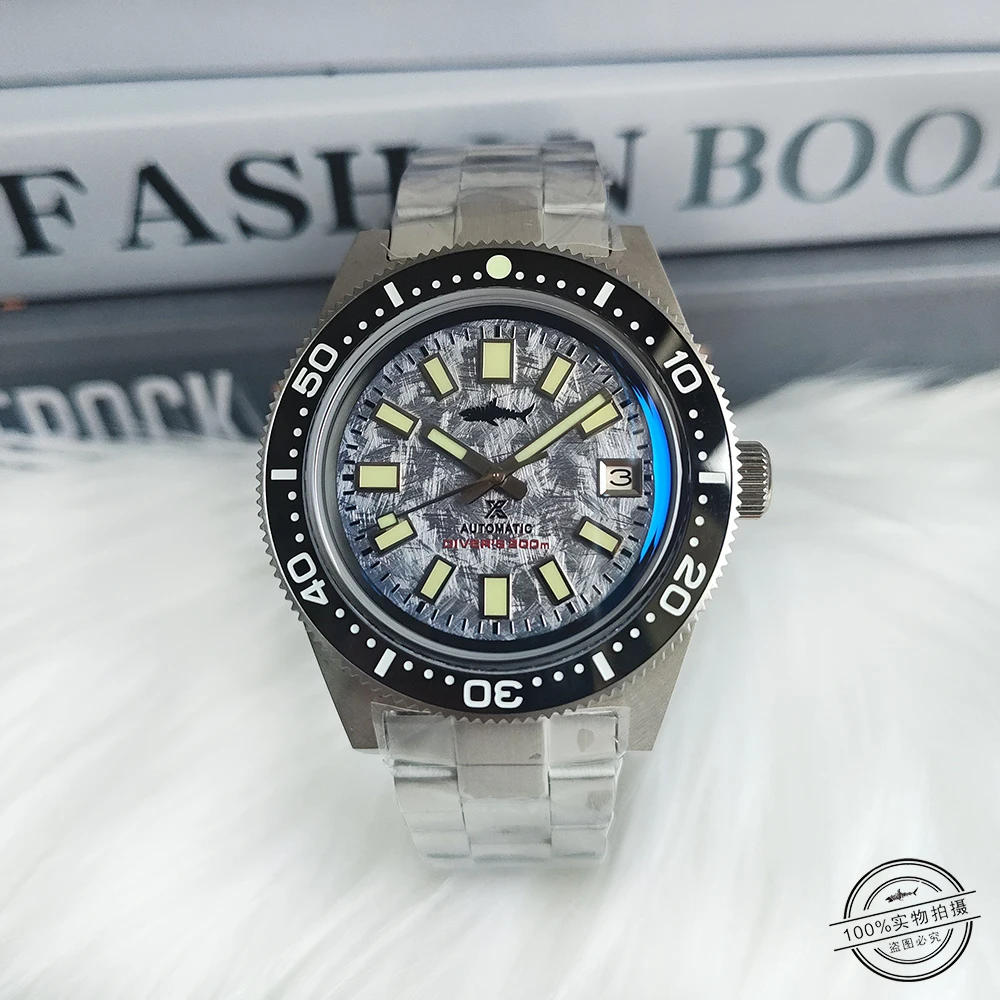 

Часы для дайвинга Yuanzu Snowflake, ограниченная серия 2025 года, автоматические механические водонепроницаемые светящиеся часы