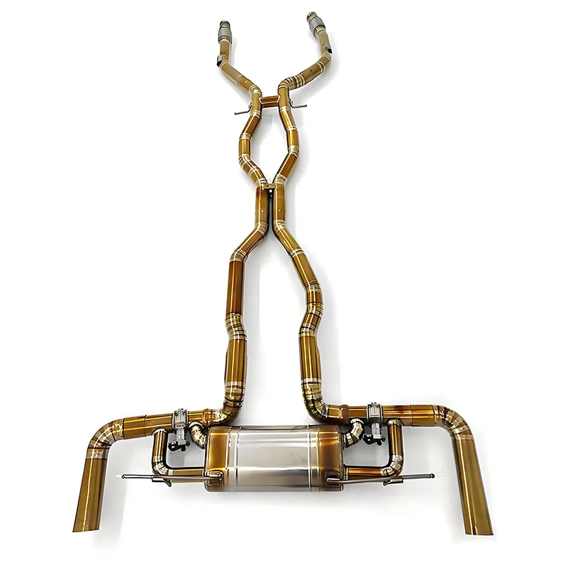 OEM Valvetronic Muffler Exhaust System for  GLE63  W167 4.0T 2015-2022 Titanium Catback Exhaust Pipes