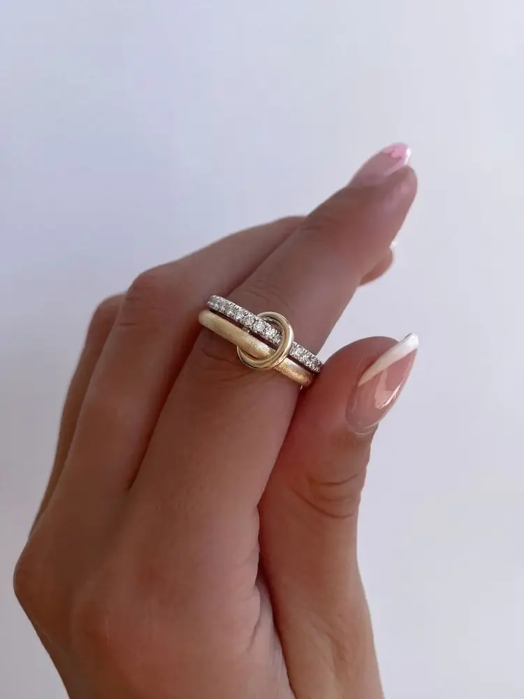 925 Sterling Silver Fashion Advanced White Circle Zircon Ring For Women Wedding Party Daily High Quality Fashion Fine Jewelry