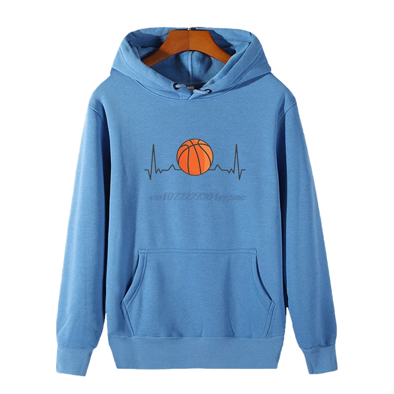 Sweat à capuche graphique drôle de battement de coeur de basket-ball, sweat à capuche PVD Essentials, pulls d'hiver, pull optique, vêtements pour hommes