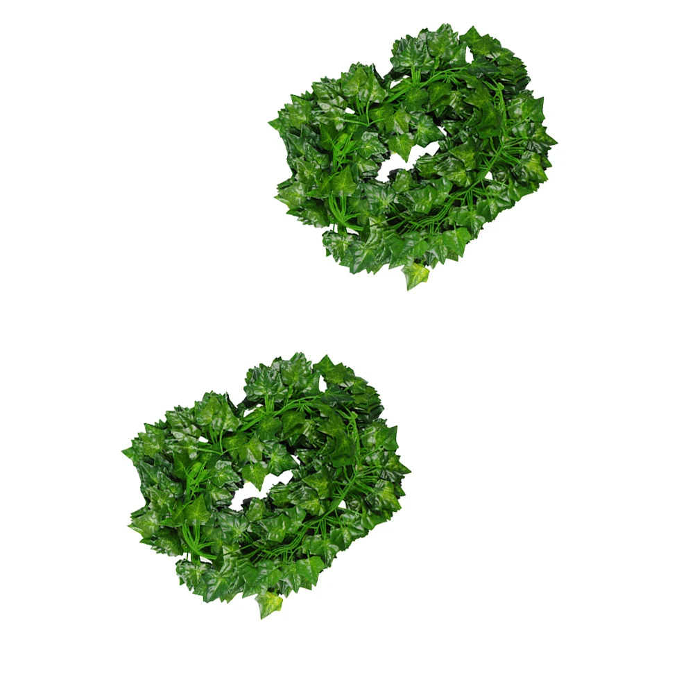 

12pcs Artificial Vine Vibrantly Colored Silk Garland Plants Decor Home Wedding Office Coffee House Hanging Foliage Easy