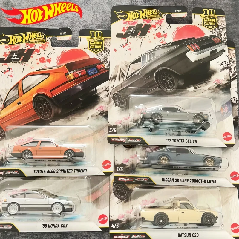 Hot Wheels 1:64 Toyota Ae86 Diecast Car Model Fpy86 Car Culture Series Alloy Collectible Custom Birthday Toy Gift In Stock